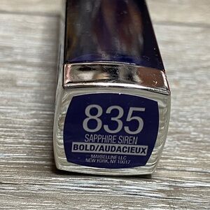 Maybelline Color Sensational Lipstick 835 Sapphire Siren Bold Audacieux 0.15oz